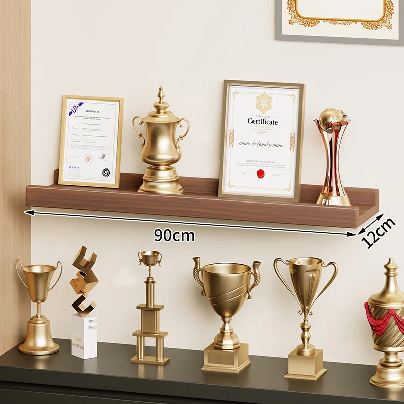 Wandmontierte Schwimmende Display-Regal Lackiertes Hochglanz-MDF