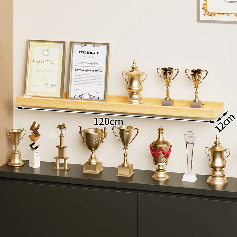 Wandmontierte Schwimmende Display-Regal Lackiertes Hochglanz-MDF