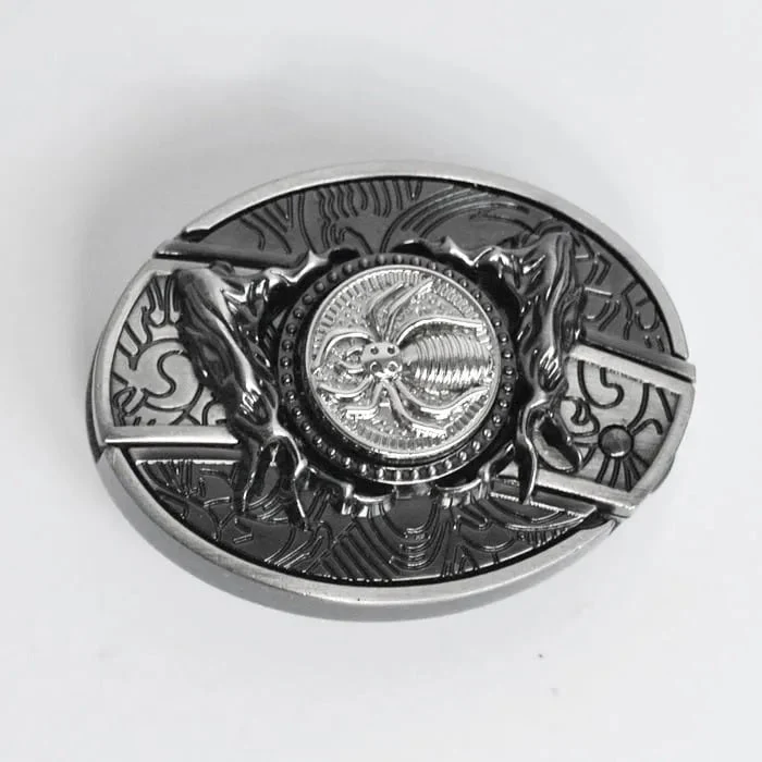 Herren Leder-Punkgürtel | Vintage-Metallschnallen Designs