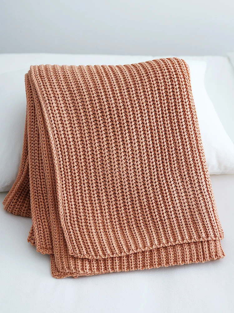 Gemütliche Strickdecke
