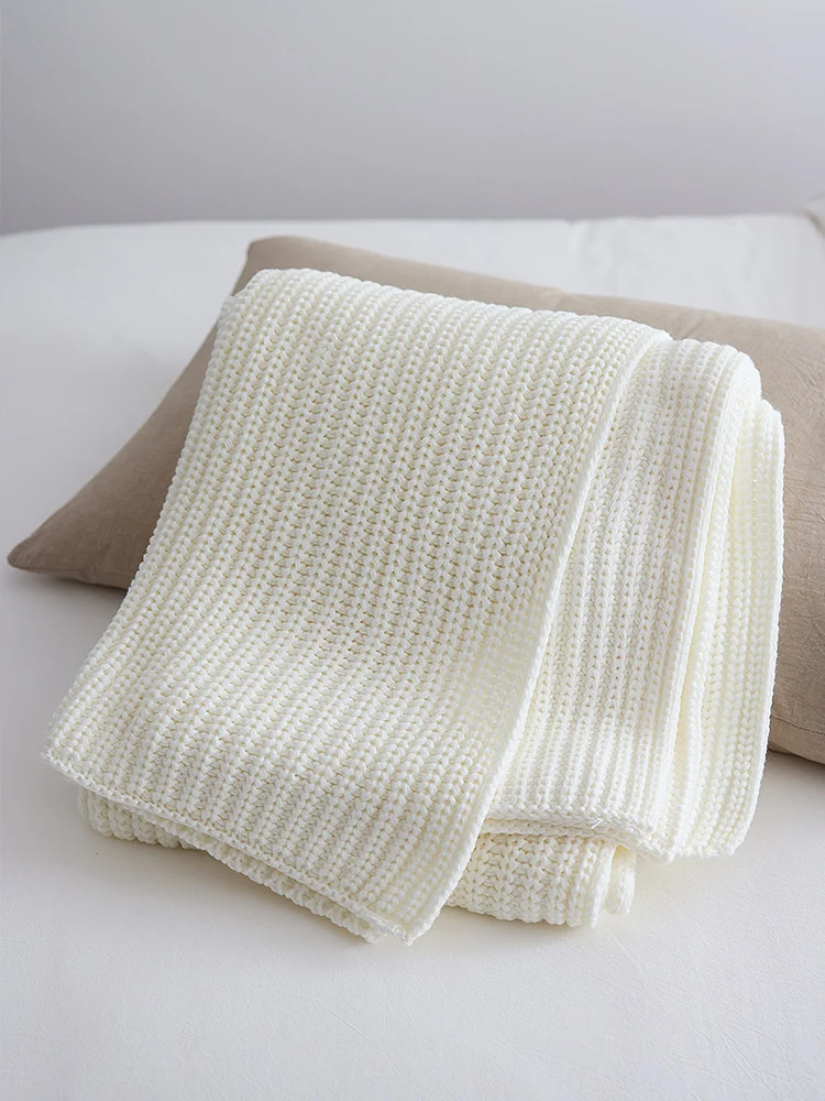 Gemütliche Strickdecke