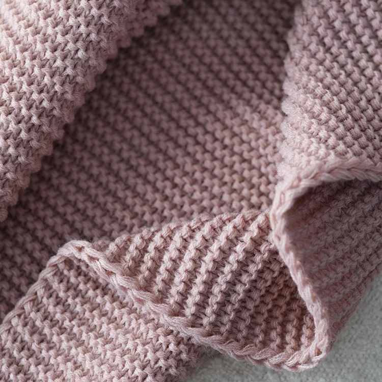 Gemütliche Strickdecke