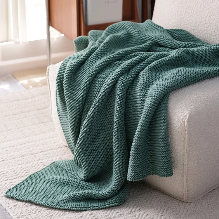 Gemütliche Strickdecke