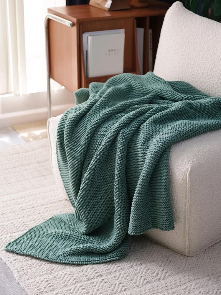 Gemütliche Strickdecke