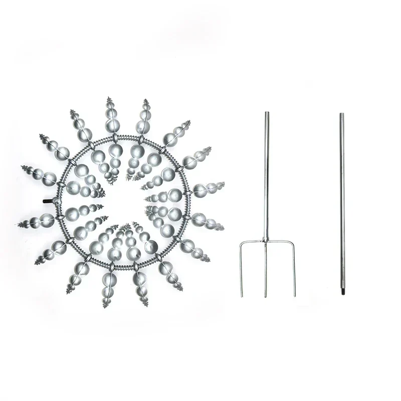 Skanto | Einzigartiges solarbetriebenes kinetisches Metall-Windspiel – Magische Windfänger für Terrasse, Garten, Rasen und Außendekoration