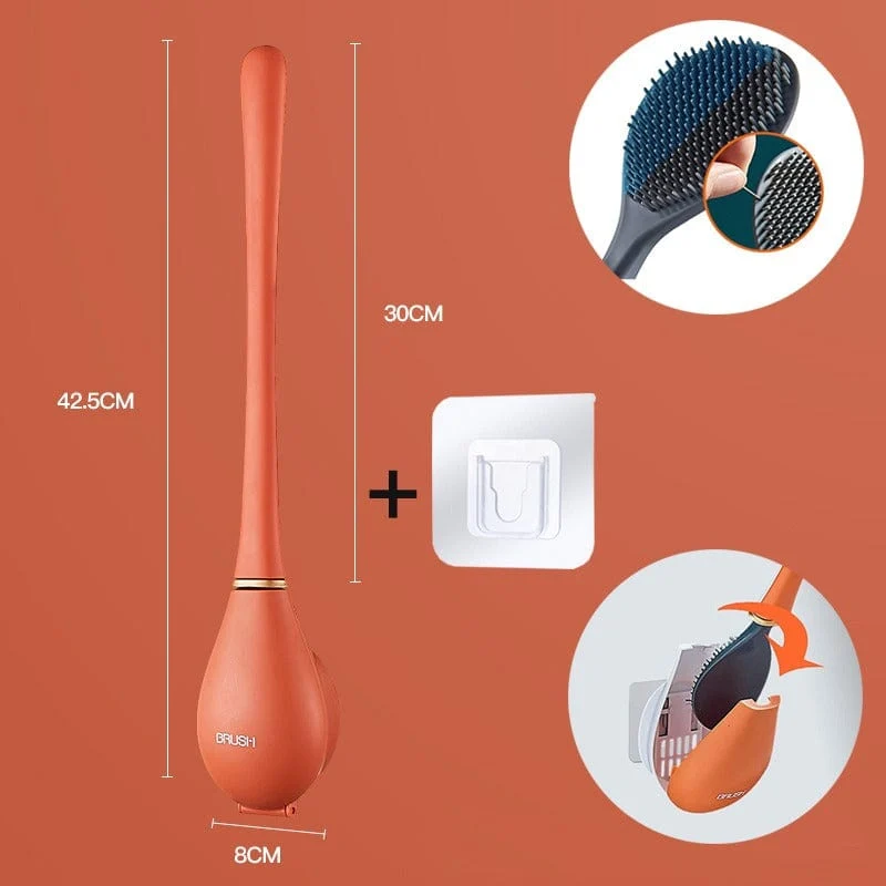 Skanto | Moderne flexible Silikon-Toilettenbürste