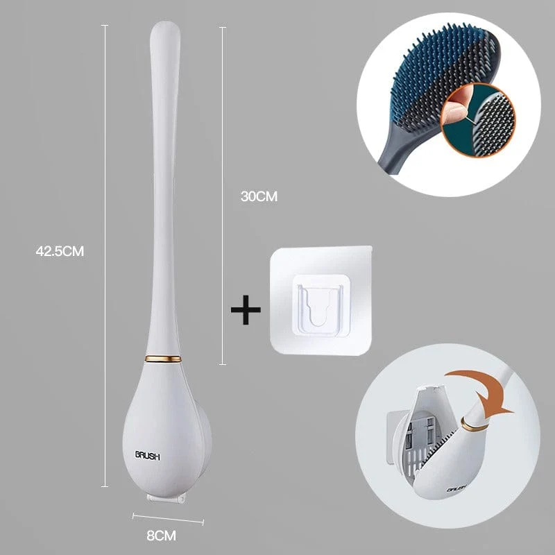 Skanto | Moderne flexible Silikon-Toilettenbürste