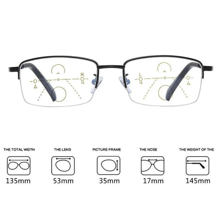 Skanto | Titan-Gleitsichtbrille für Fern- und Nahsicht