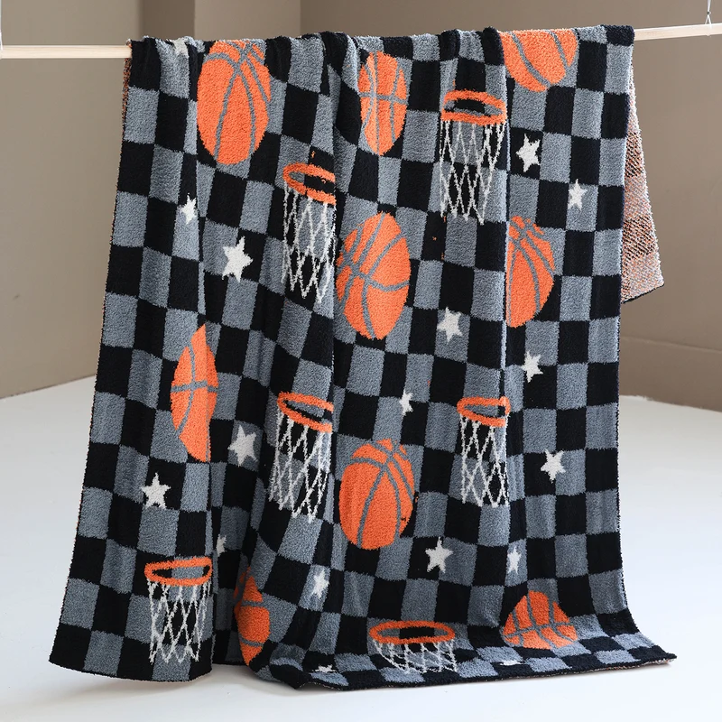 Sports Theme Basketball Decke
