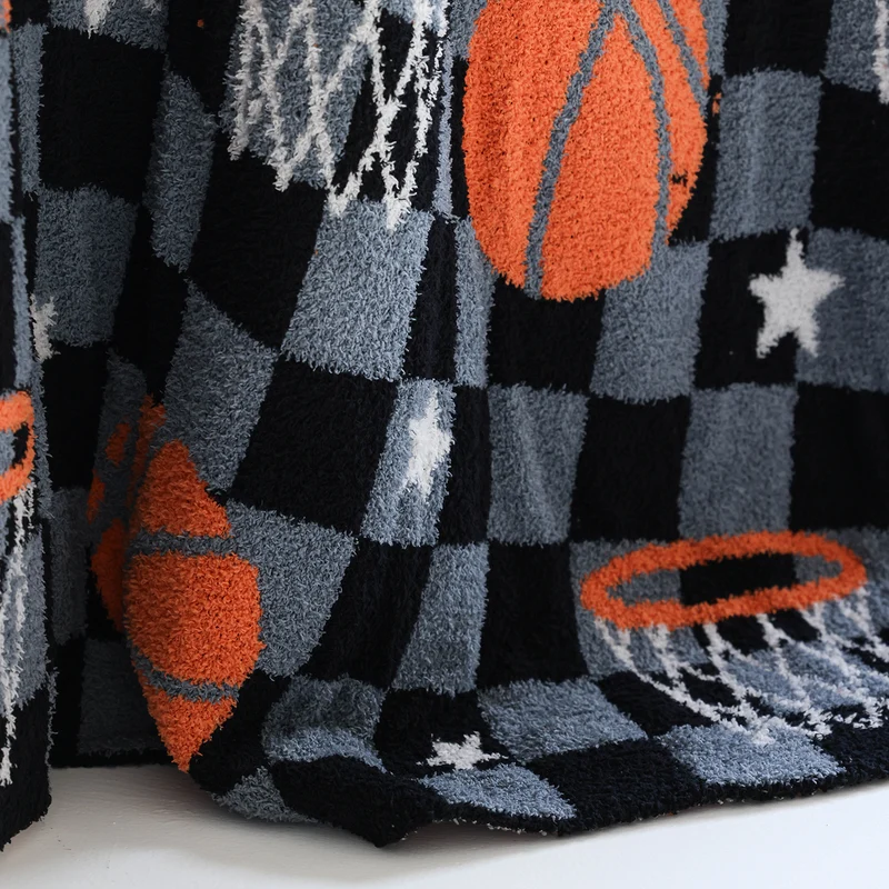 Sports Theme Basketball Decke