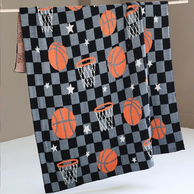 Sports Theme Basketball Decke