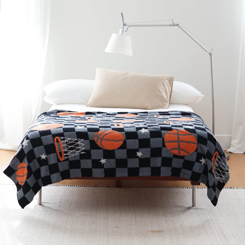 Sports Theme Basketball Decke