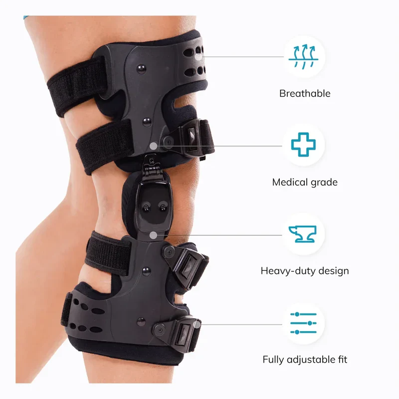 Skanto | Kniebandage zur Arthrose-Linderung | Mediale und laterale OA-Unterstützung bei Arthrose-Beinschmerzen