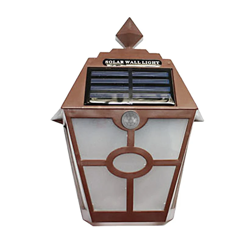 Solarbetriebene Bewegungsmelder-Sicherheitswandlampe