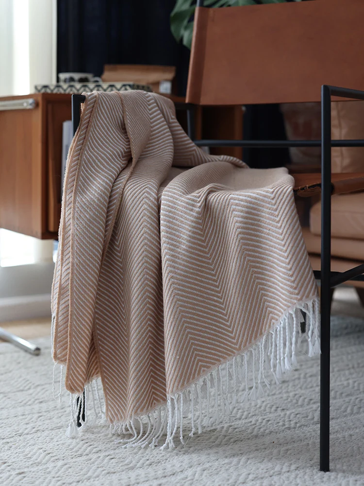 Modern Chevron Muster Wurfdecke