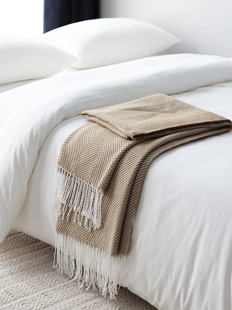 Modern Chevron Muster Wurfdecke