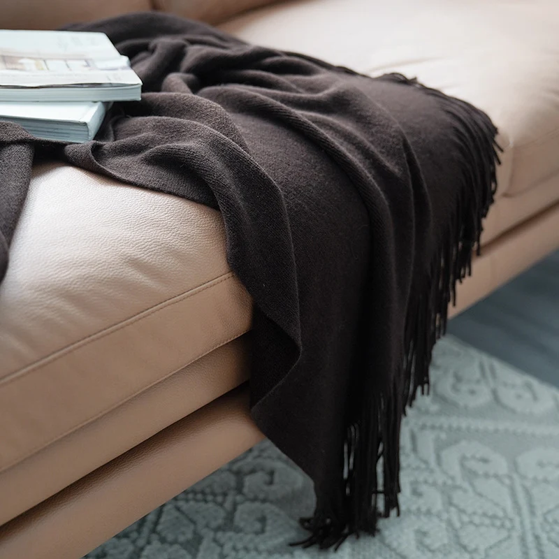 Luxuriöse weiche Wurfdecke