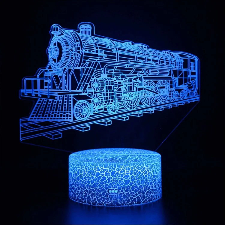 Skanto | 3D Lokomotiven-Lampe Vintage