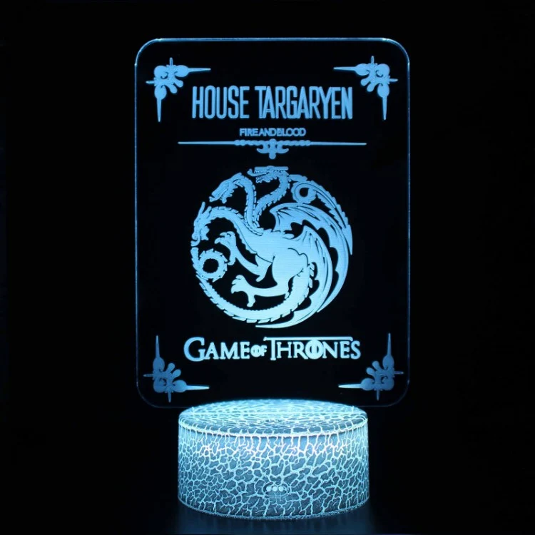 Skanto | 3D Lampe Game of Thrones Haus Targaryen