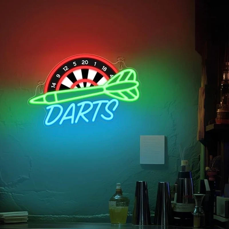 LED Neon Schild Dart