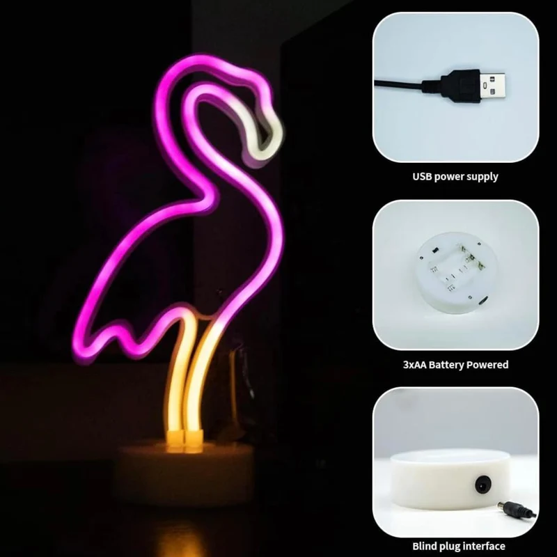 LED Neon Flamingo Licht