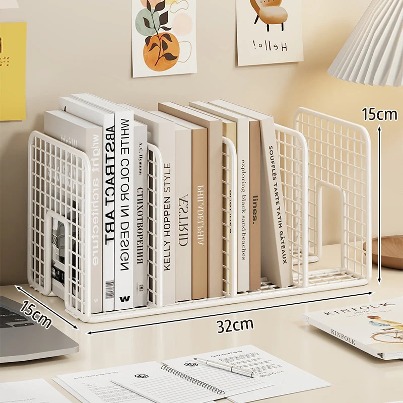 Mesh Wire Schreibtisch Buch Organizer Multi-Kompartiment Gitter Divider
