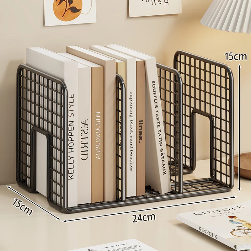 Mesh Wire Schreibtisch Buch Organizer Multi-Kompartiment Gitter Divider