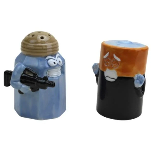 Assault And Battery Salt and Pepper Shakers