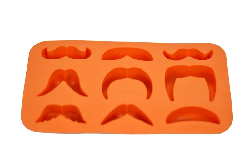 Mustache Ice Cube Molds