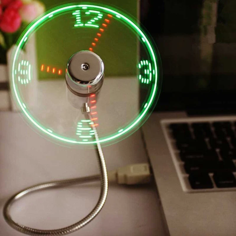 LED Fan Clock
