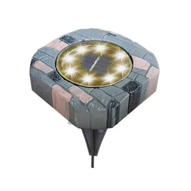 Solarbetriebene dekorative Laternenpfahl