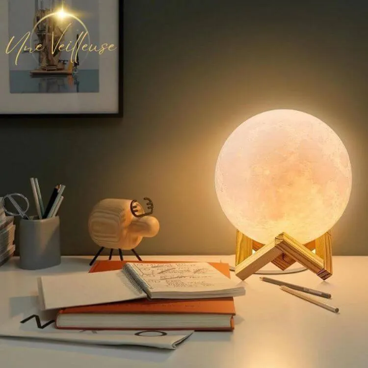 Skanto | Design Nachttischlampe - LunarLight™ Mondlampe