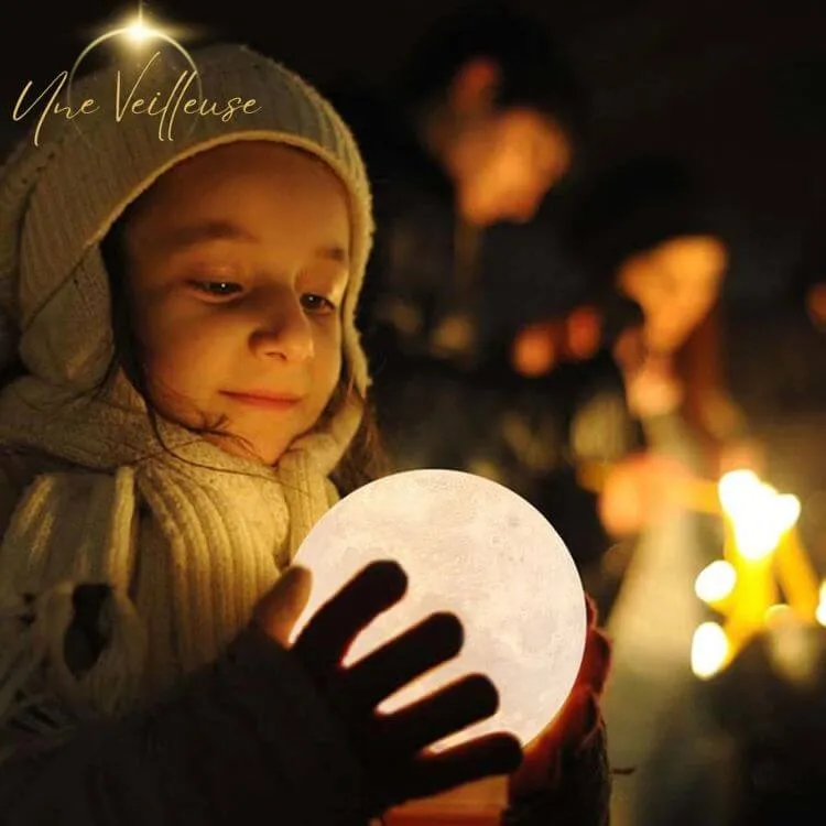 Skanto | Design Nachttischlampe - LunarLight™ Mondlampe