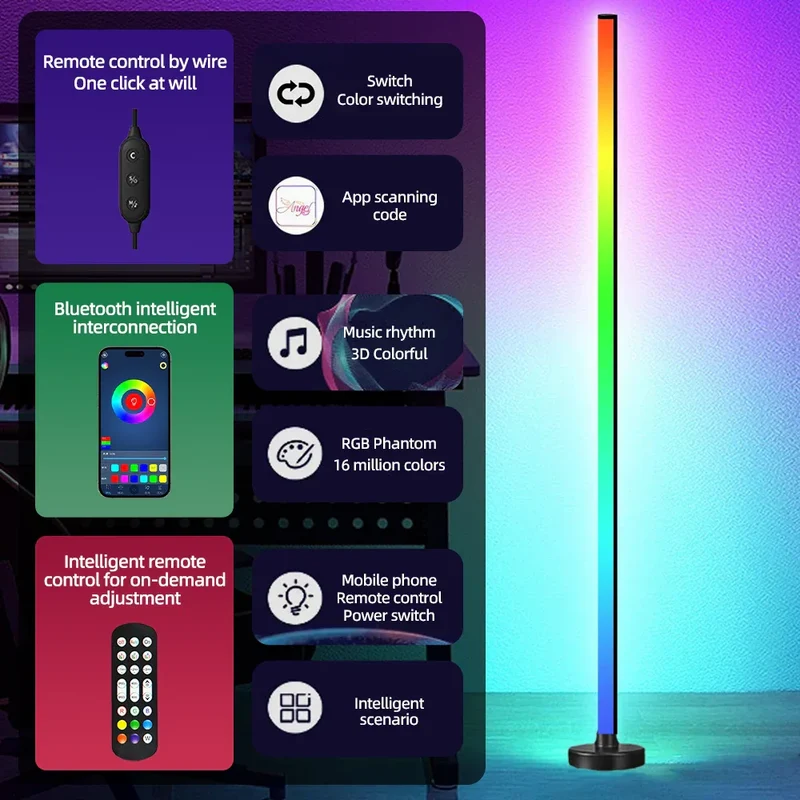 Skanto | Smarte RGB LED Stehlampe