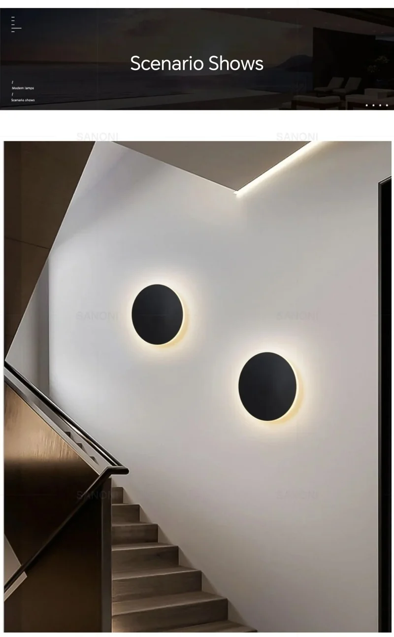 Skanto | LightRing | Minimalistische LED-Wandleuchte