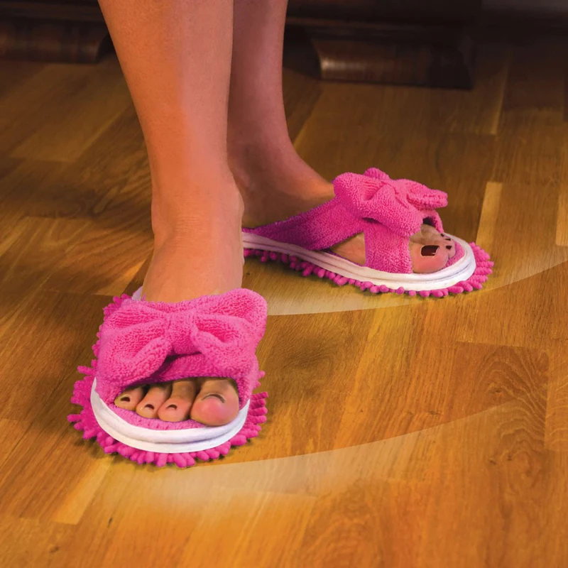 Dust Mop Slippers