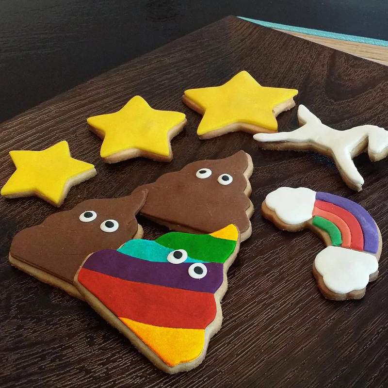 Unicorn Poop Cookie Cutter