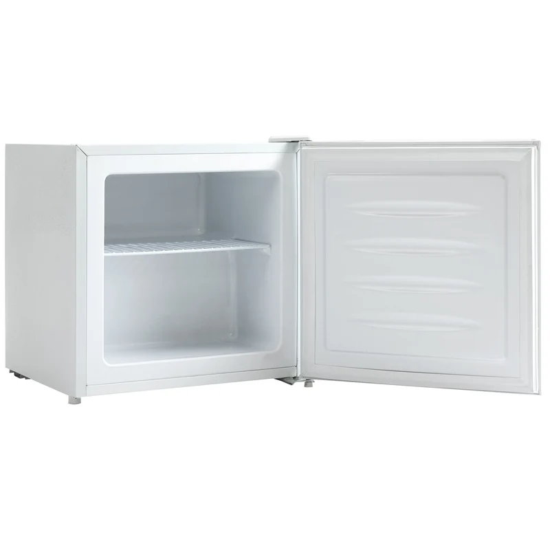 1.1 Cu Ft Countertop Mini Freezer, Compact Upright with Removable Shelves, White