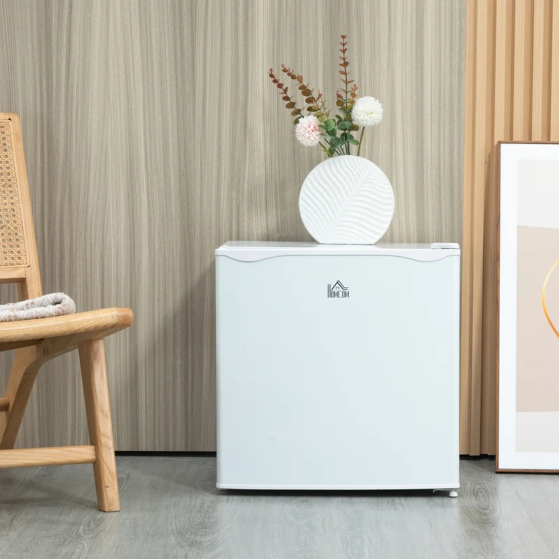 1.1 Cu Ft Countertop Mini Freezer, Compact Upright with Removable Shelves, White