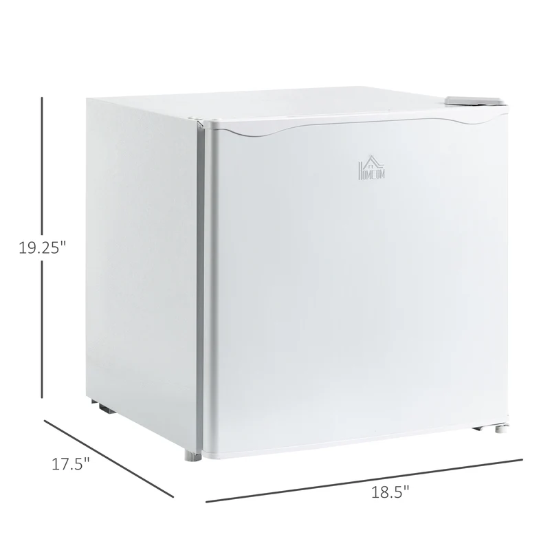 1.1 Cu Ft Countertop Mini Freezer, Compact Upright with Removable Shelves, White