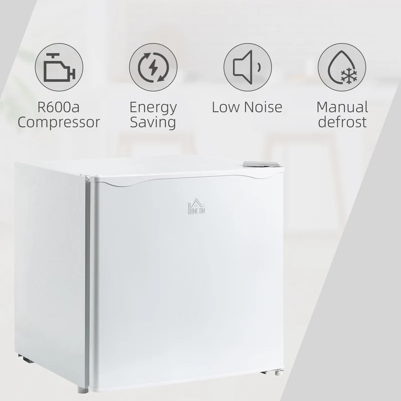 1.1 Cu Ft Countertop Mini Freezer, Compact Upright with Removable Shelves, White