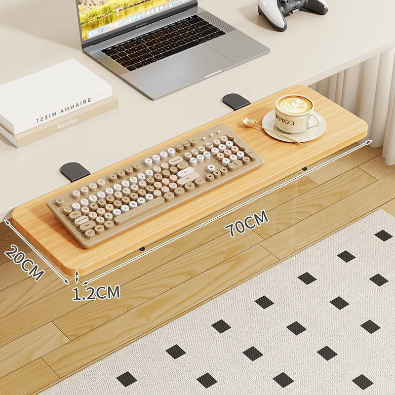 Clip-On Bambus Klappbecher und Snack-Seiten Tisch mit verstellbarem Drehklemme