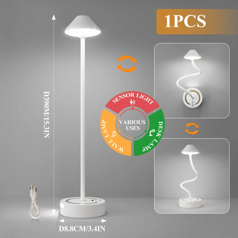 Vielseitige Sensor-LED-Schreibtisch- und Wandleuchte