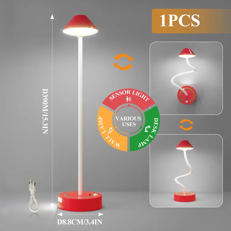 Vielseitige Sensor-LED-Schreibtisch- und Wandleuchte