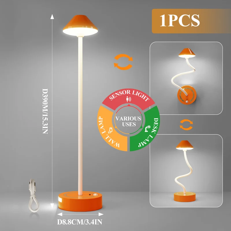 Vielseitige Sensor-LED-Schreibtisch- und Wandleuchte