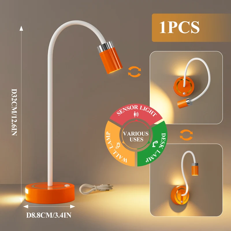 Vielseitige Sensor Tisch- und Wandlampe