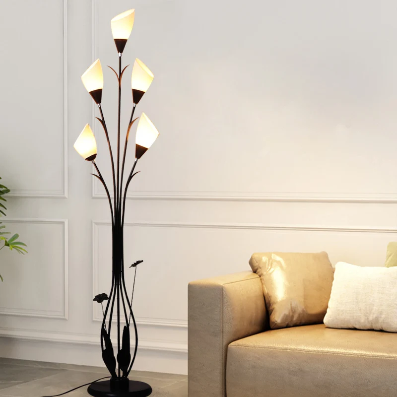 Künstlerische Floral Stehlampe
