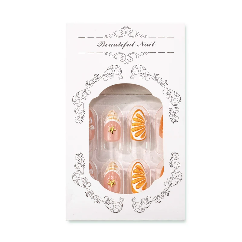 Tropisch Obst Inspiriertes Press-On Nagelset