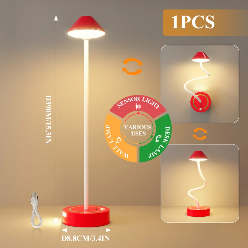 Vielseitige Sensor Tisch- und Wandlampe