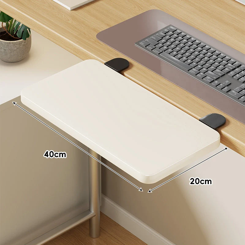 Unter-Tisch Gleitschienen-Tastaturablage und Schreibtischverlängerung mit sanfter Gleitmontage